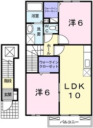 東觜崎駅 徒歩168分 2階の物件間取画像